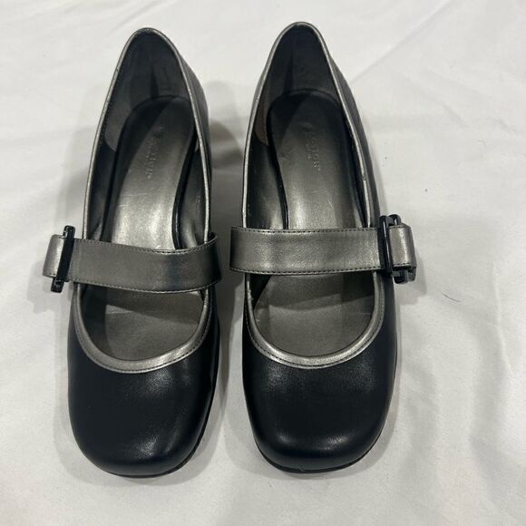 Kenneth Cole Reaction black Very Mary wedges shoessize 8.5 - Picture 2 of 11
